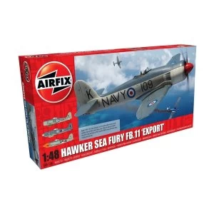 Image of Hawker Sea Fury FB.11 'Export' Series 6 1:48 Air Fix Model Kit