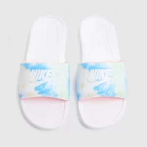 Image of Nike White Victori One Sandals