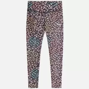 Image of Guess Girls Leopard-Print Stretch-Jersey Leggings - 12 Years