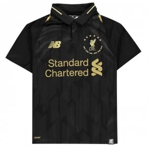 Image of New Balance Liverpool 6 Times Football Shirt Junior - Black
