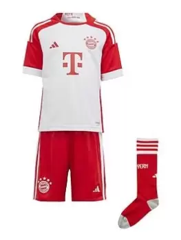 Image of Adidas Bayern Mini Kit 23/24 Home Full Kit - Red