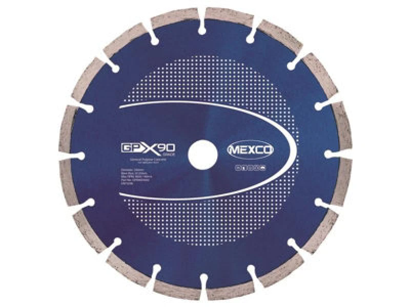 Image of Mexco Gpx9023022 Gpx90 Concrete Diamond Blade 230 X 22mm Mexgpx90230