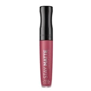 Image of Rimmel Stay Matte Liquid Lipstick Rose and Shine 210 Pink