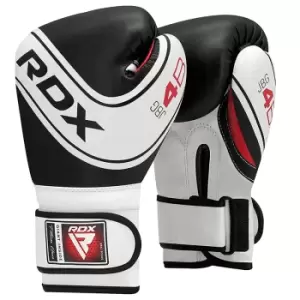 Image of RDX 4B Robo 6oz Black Leather X Boxing Gloves