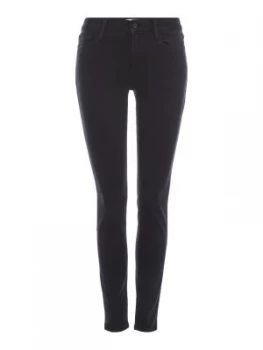Image of Frame Le Skinny Jeans in Whittier Washed Black