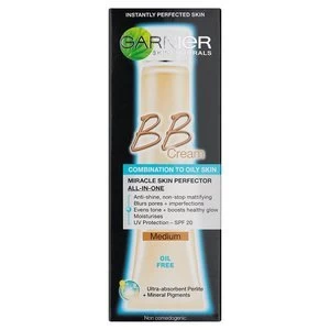 Image of Garnier BB Cream Oil Free Medium Tinted Moisturiser 40ml