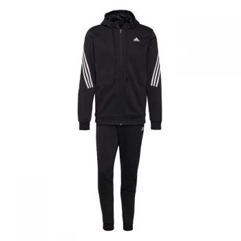 Image of adidas Sportswear Cotton Fleece Tracksuit Mens - Black / White
