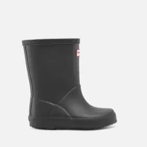 Image of Hunter Kids First Classic Wellington Boots - Black - UK 9 Kids