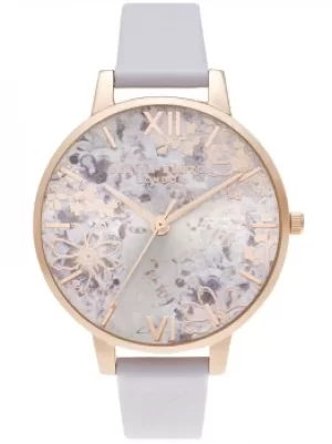 Image of Olivia Burton Ladies Abstract Flower Strap Watch OB16VM45