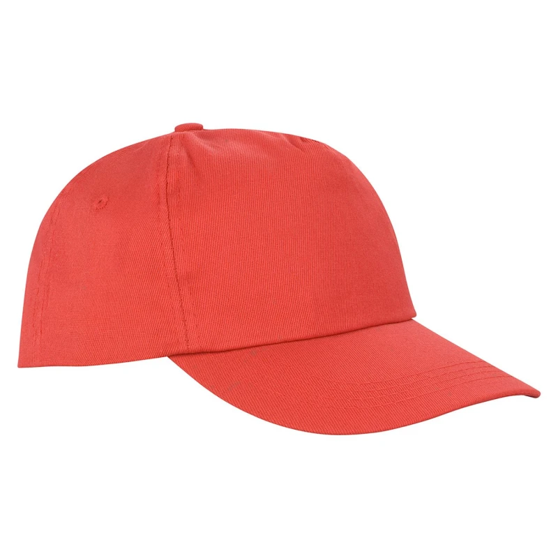 Image of Result Result Men Houston 5 Panel Cap in Red Red One Size Male 5063693969257