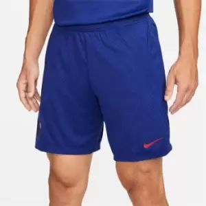 Image of Nike Barcelona Strike Mens Nike Dri-FIT Knit Soccer Shorts - Blue