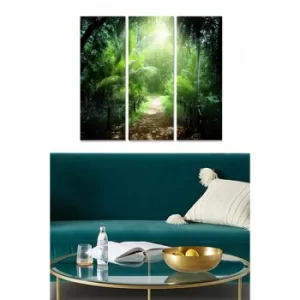 Image of MDF1414873 Multicolor Decorative MDF Painting (3 Pieces)