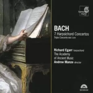 Image of Harpsichord Concertos Triple Concerto Manze Aam Egarr by Richard Egarr CD Album