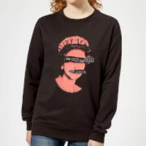 Image of Sex Pistols God Save The Queen Womens Sweatshirt - Black