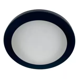 Image of Spa 217mm Tauri LED Flush Ceiling Light Ring Satin Black