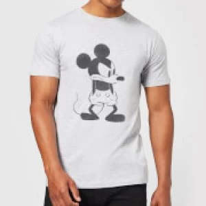 Image of Disney Mickey Mouse Angry T-Shirt - Grey - S