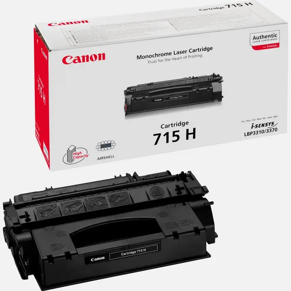 Image of Canon 715H High Yield Black Toner Cartridge