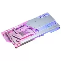 Image of Phanteks Glacier G40 4090 Gigabyte Graphics Card Water Block with Back Plate - Chrome