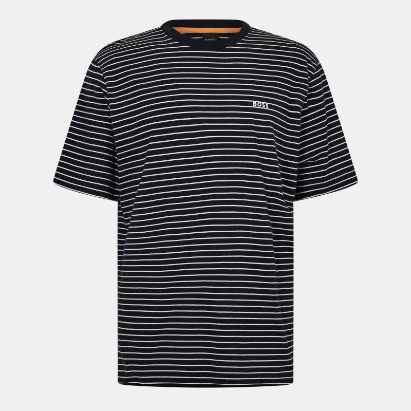 Image of Boss Mens Talesstripe T-Shirt White male S