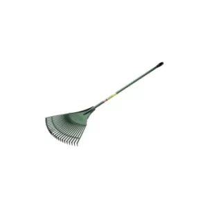 Image of Bulldog B9155 Premier Plastic Leaf Lawn Rake 48" Tubular Steel Handle