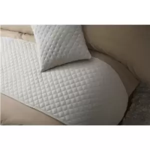 Image of Belledorm Seville Filled Cushion (One Size) (Mushroom)