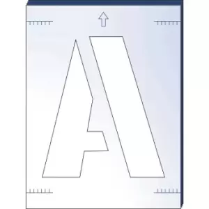 Image of 150mm Numbers Stencil Kit (0-9) - PVC stencils with laser cut numbers