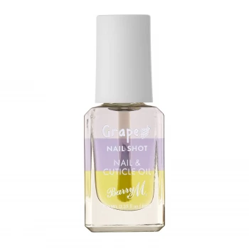 Image of Barry M Cosmetics Nail Shot Nail & Cuticle Oil - Grape Seed