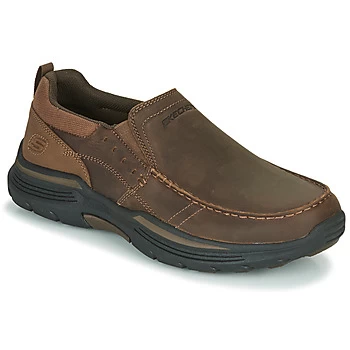 Image of Skechers EXPENDED mens Loafers / Casual Shoes in Brown,7,7.5,8.5,9.5,10.5,11