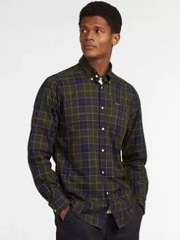 Image of Barbour Wetherham Tailored Shirt, Tartan, Size S, Men