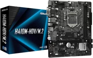 Image of ASRock H410M HDV M.2 Intel Socket LGA1200 H5 Motherboard