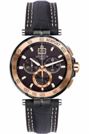 Image of Mens Michel Herbelin Newport Chronograph Watch 36656/TR14