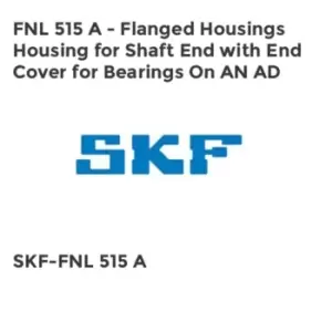 Image of FNL 515 A - Flanged Housings Housing for Shaft End with End Cover for Bearings On AN AD