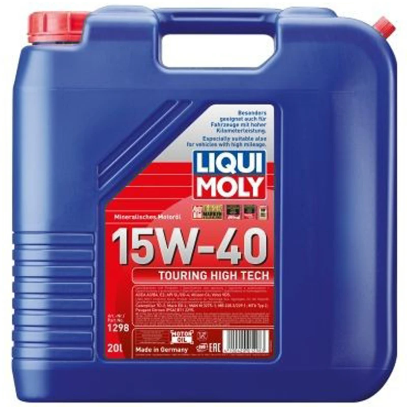 Image of LIQUI MOLY 1298 Engine oil Capacity: 20l, 15W-40, Mineral Oil Engine Oil (1862)