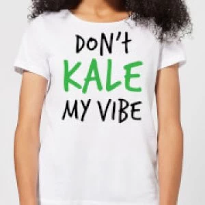 Image of Dont Kale my Vibe Womens T-Shirt - White - 5XL