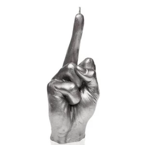 Image of Silver Hand FCK The Finger Candle