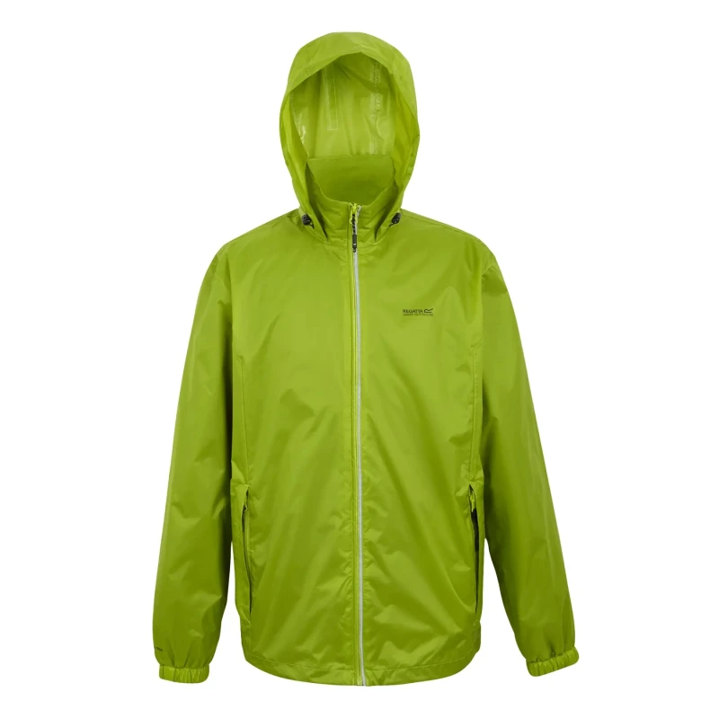 Image of Regatta Regatta Men 'Lyle IV' Waterproof Packaway Jacket in Green Size: Small Green S Male 5063019984179
