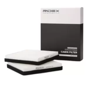 Image of RIDEX Pollen filter 424I0113 Filter, interior air,Cabin filter RENAULT,ESPACE III (JE0_),ESPACE II (J/S63_),AVANTIME (DE0_)