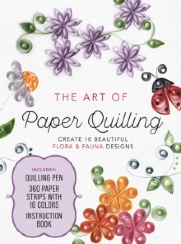 Image of The Art of Paper Quilling Kit. Kit. By Cecelia Louie Books