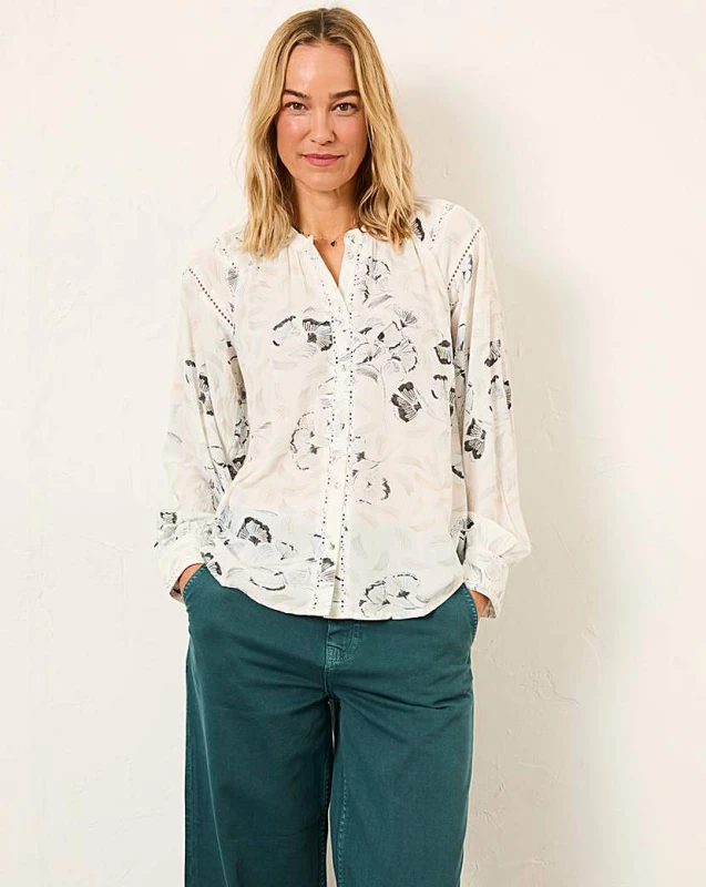 Image of FatFace FatFace Orla Blouse Ivory - FatFace - Size: 10 Ivory Female 10 ZD29201