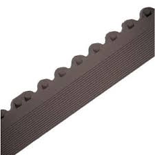 Image of Slingsby All-Purpose Anti-Fatigue Modular Mat Male Bevel Black 312410