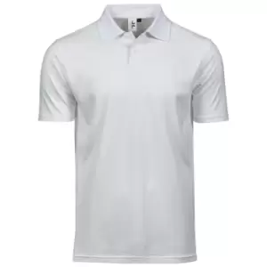 Image of Tee Jays Mens Power Pique Organic Polo Shirt (L) (White)