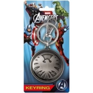 Image of Official Marvel Comics Avengers Eagle Pewter Keyring