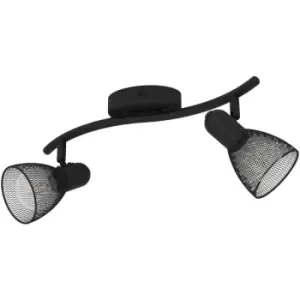 Image of Netlighting Carovigno 2 Lamp Twin Spotlight Black