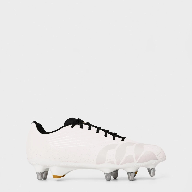 Image of Canterbury Stampede Groundbreak Team Soft Ground Rugby Boots White male 7 (41.5)