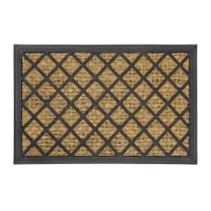 Image of JVL Alba Tuffscrape Door Mat - Diamond