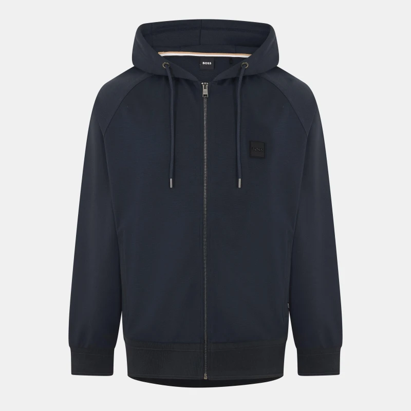 Image of Boss Mens Steele Pull Over Hoodie Dark Blue male S