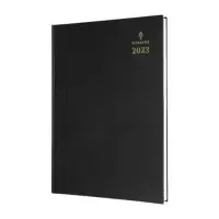 Image of Collins 40 A4 Week to View 2023 Desk Diary - Black