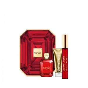 Image of Micheal Kors Sexy Ruby 100ml Eau de Parfum Gift Set
