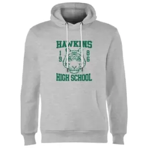 Image of Stranger Things Hawkins High School Hoodie - Grey - S