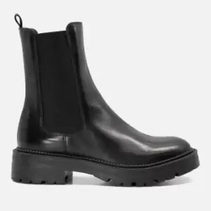 Image of Dune Womens Picture Leather Chelsea Boots - Black - UK 3